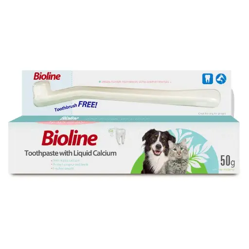 [6970117124194] Bioline Toothpaste With Liquid Calcium -50g[Weight - 50g]