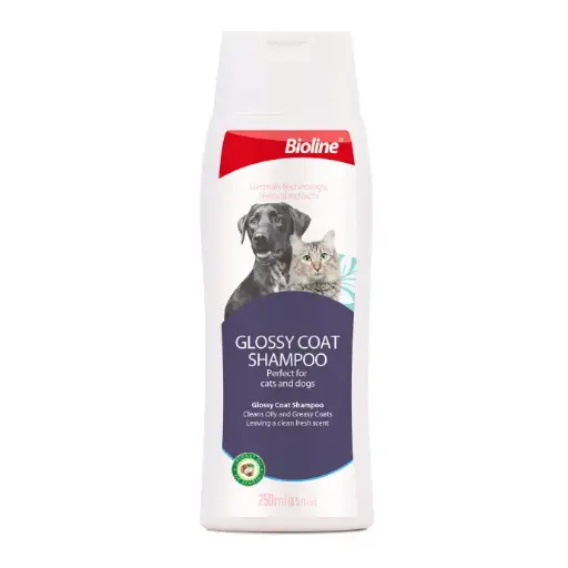 [6970117124248] Biolineglossy Coat Shampoo-Dogs And Cats 250ml[Weight - 250ml]