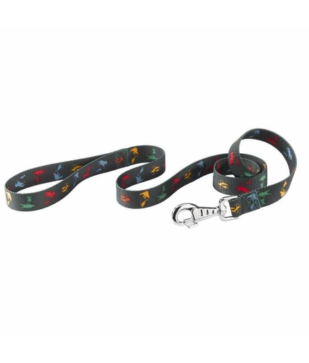 [75360955] Ferplast Nylon Dog Lead Black  - 25 mm x L 120 cm