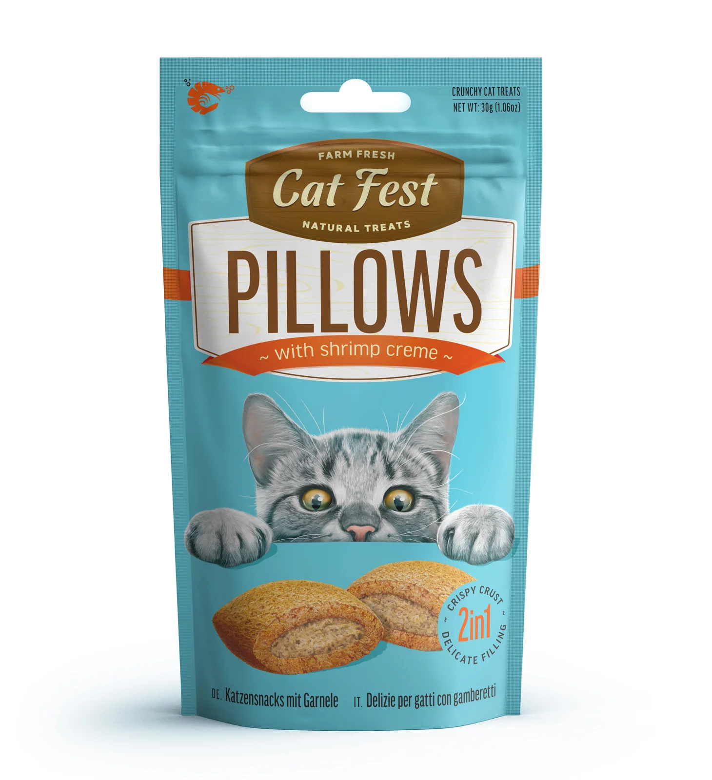 [79207781] Cat Fest Pillows With Shrimp Cream[Weight - 30g]