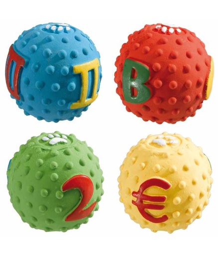 [85535899] Ferplast Latex Dog Toy Ø5 cm (PA 5535), Mixed Colours