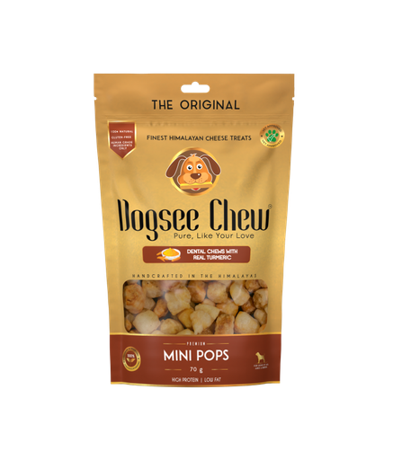 [8906115981789] Dogsee Turmeric Mini Pops: Mini bite-sized Dog Training Treats 70g