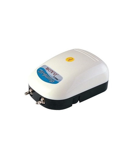 [APBYS2000] Boyu S-Series Aquatic Air Pump[Model - Double Outlet, Flow - 2x4L/min]