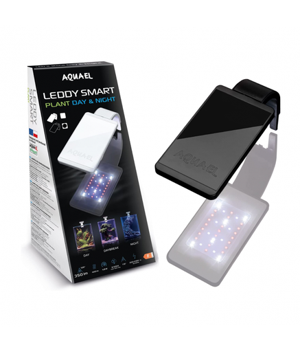 [AQ124350] Aquael Leddy Smart Light 4.8W-Plant,Day & Night- Black