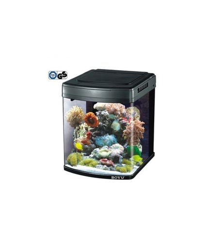 [AQBYHS62-AQM] Boyu Marine Aquarium-520Lx580Wx630Hmm[HS-62]-Without Cabinet-128L