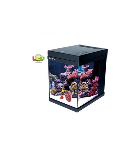 [AQBYME-270H] Boyu Magic LED Aquarium 200Lx270Wx280Hmm-Black[Options - Without Remote]