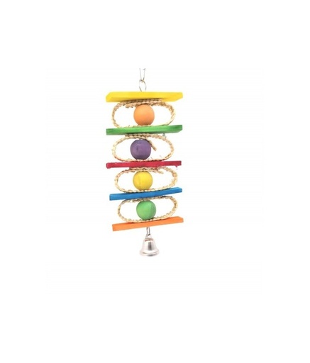 [BTLB0010] VanPet Hanging Toy For Birds With Bell 10"