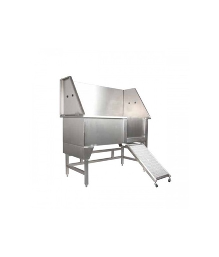 [BTS-130N] Shernbao Tub Deluxe Stainless Steel 127X67X140 cm