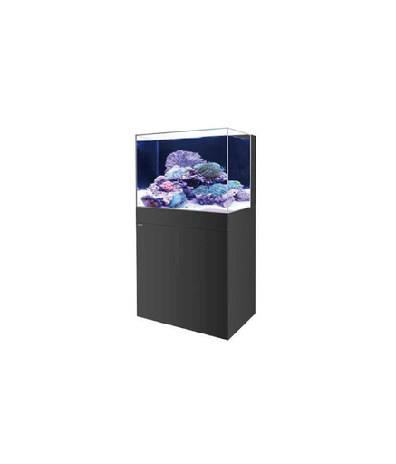 [BYHA-600A] Boyu Marine Aquarium-Black, Tank + Cabinet Set (Back Filtration System)[Dimension - 673x534x483cm]