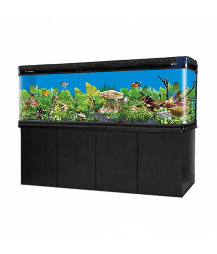 [BYLZ-1500A-BLACK] Boyu LZ-1500A  Aquarium with Cabinet (Black)[Dimension - 1529L x 600W x 850H mm]