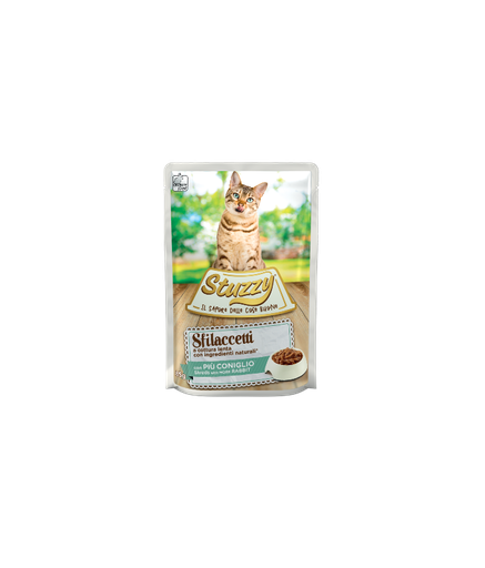 [C01044001] Stuzzy Cat Shreds with Rabbit 85g (Min Order 85g – 24pcs)[Weight - 85g]