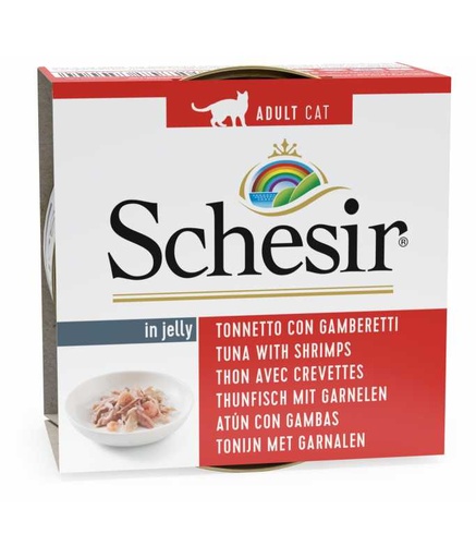 [C01064013] Schesir Cat Wet Food-Tuna With Shrimps (Min Order 85g-14pcs)[Weight - 85g]