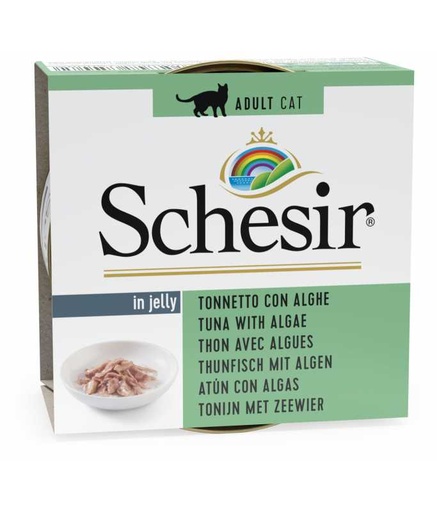 [C01064017] Schesir Cat Wet Food-Tuna With Algae (Min Order 85g - 14pcs)[Weight - 85g]