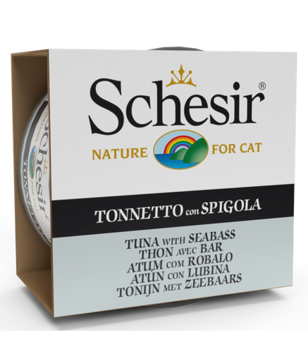 [C01064276] Schesir Cat Wet Food-Tuna With Seabass (Min Order 85g - 14pcs)[Weight - 85g]