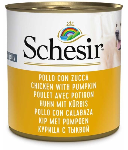 [C01064726] Schesir Dog Wet Food-Chicken With Pumpkin[Weight - 285g]