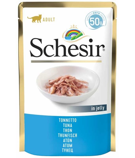 [C01064760] Schesir Cat Pouch-Wet Food Tuna- (Min Order 50g - 30pcs)[Weight - 50g]