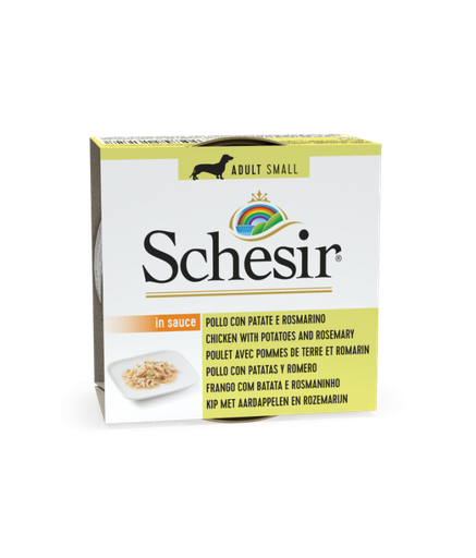 [C01071701] Schesir Dog Wet Food Can-Chicken with Potatoes and Rosemary- (Min Order 85g- 14pcs)[Weight - 85g]