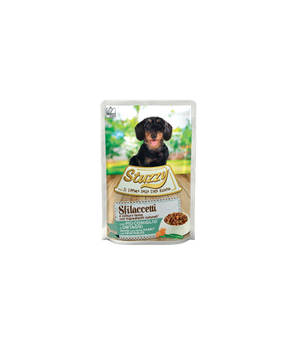 [C1034071] Stuzzy Dog Shreds with Rabbit and Vegetables 100g Pouch (Min Order 100g – 24pcs)[Weight - 100g]