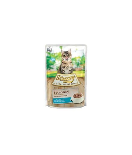 [C1043005] Stuzzy Cat Chunks with Cod 85g Pouch (Min Order 85g – 24pcs)[Weight - 85g]