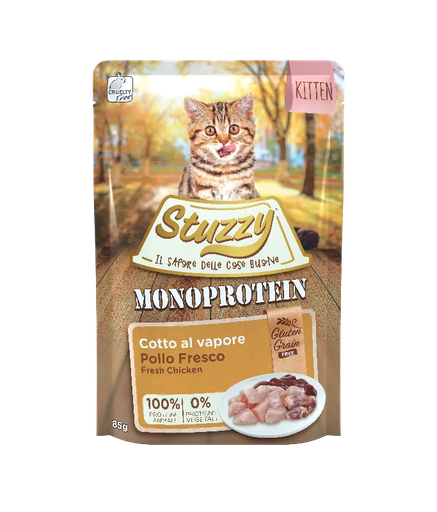 [C8306] Stuzzy Cat Pouch Grain Free Monoprotein Chicken for Kittens (Min Order 85g- 16pcs)[Weight - 85g]