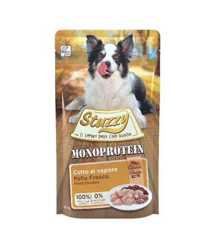 [C8400] Stuzzy Dog Pouch Grain Free Monoprotein Chicken (Min Order 150g- 12pcs)[Weight - 150g]