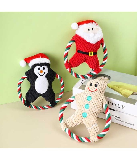 [CH-160178] Seasopet Christmas Soft Ring Toy 20x17cm