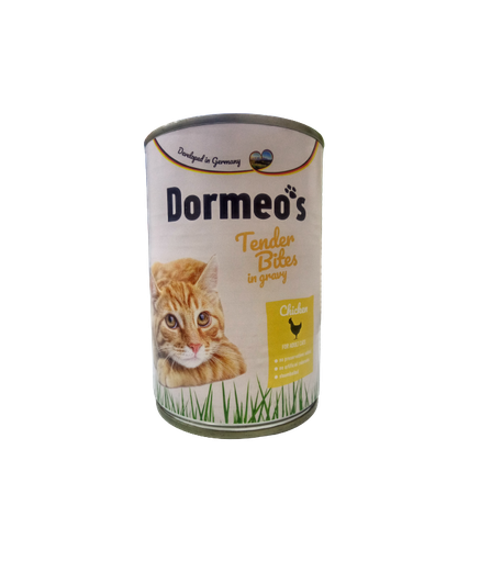 [DM000020] Dormeos Cat Wet Food Chicken Tender Bites In Gravy - 415 g[Weight - 415g]