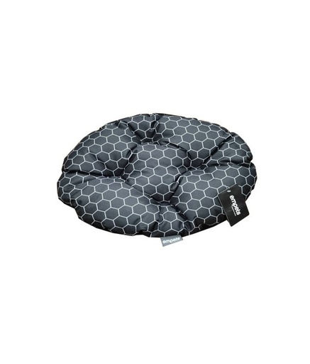 [EMPOW09M-107M] Empets Oval Cushion Modern[Dimension - 92x78cm, Texture - Printed Black]