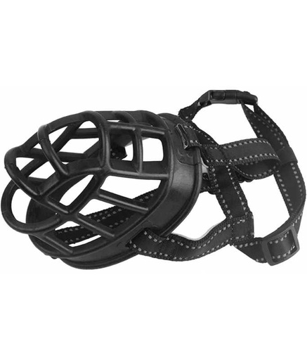 [GKZ16002A-N] Golden Panda Silicone Muzzle, Black[Size - S]