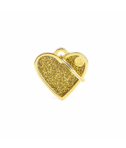 [GL03SMALLGOLDN] MY FAMILY CUORE S GLITTER ORO SHINE NEW