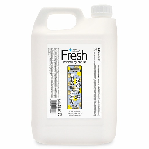 [GP842290] Groom Professional Fresh White Flower & Ginger Shampoo[Volume - 4 litre]