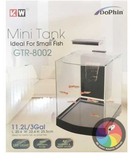 [GTR8002] KW Zone Dophin Mini Tank - GTR-8002 (for Small Fish)