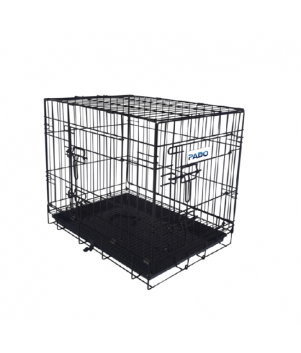 [GY0702105] Pado Double Door Dog Crate with Mesh Floor, 107.5x70.5x77.5cm