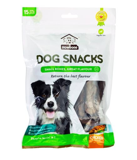 [HB03037] Howbone Dog Snack -Small Bone 270g (15pcs/pack) - Chicken