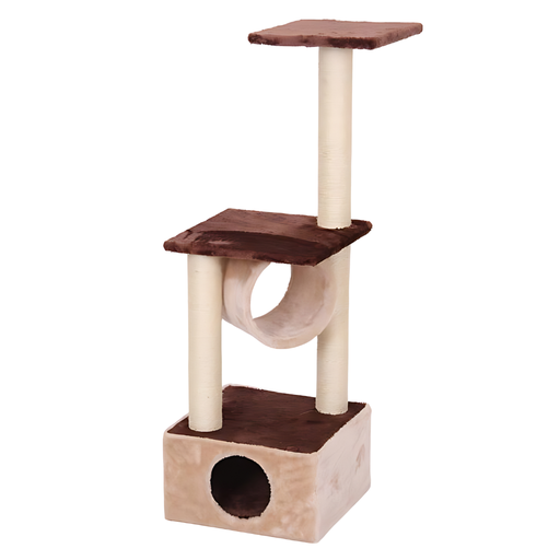 [HY17023] Catry Cat Tower With Scratcher 35x35x103cm