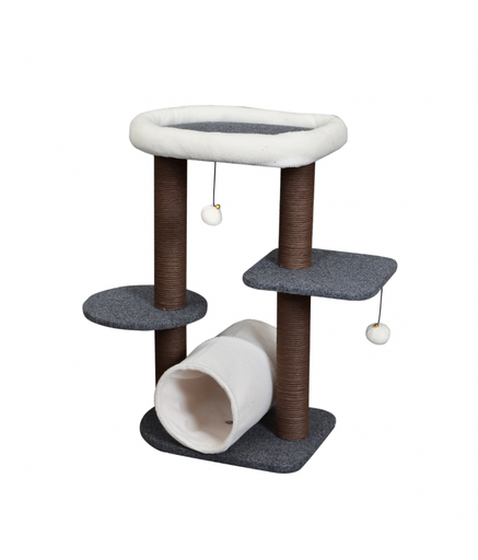 [HY18308] Catry Stylish Cat Tree with Scratch Post 43x33x72cm[Dimension - 43x33x72cm]