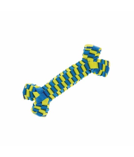 [ICC353] Imac Braided Nylon Strap Bone Dog Toy Small, 18x8,5x3cm