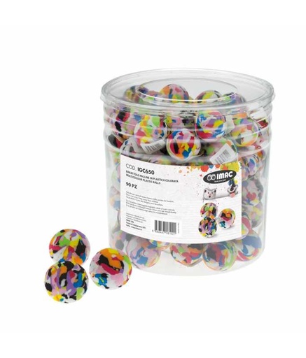 [IGC650] Imac Cat Toy Multicolour EVA Foam Balls, 90pcs