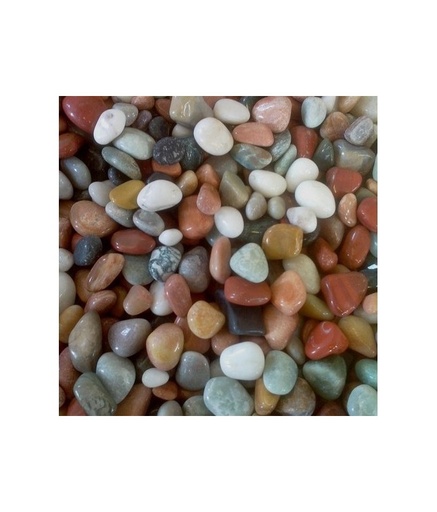 [INDP25KG-MIX-RODI] Indian Stone Natural Aquarium Mix Rodi Pebbles - 25 KG -[1-2 cm]