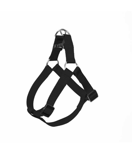 [LR0111000063] Duvo+ Nylon Step In Harness, Black[Dimension - 40-50cm x 15mm]