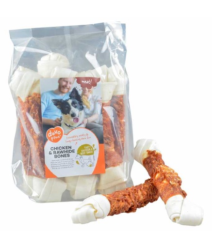 [LR11997] Duvo+ Chicken & Rawhide Small Bones[Weight - 1000g, Count - 32]