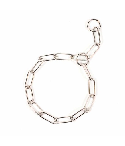 [LR12897] Duvo+ Slip Collar With Big Links, Chromed[Dimension - 60cm/3mm]