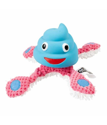 [LR14522] Duvo+ Plush & Latex Octopus Blue/Pink, 22x22x12cm