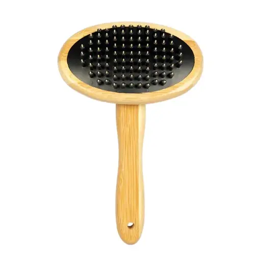 [LR158007] Duvo Bamboo Massage Brush 19 x 12cm[Dimension - 19 x 12cm]