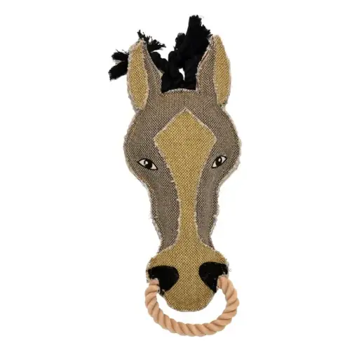 [LR171305] DUVO Canvas Horse - Dog Toy 31 x 12cm[Dimension - 31 x 12cm]