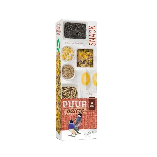 [LR654887] Witte Molen Puur Pauze Sticks with Wild Seeds for Tropical Bird  60g[Weight - 60g]