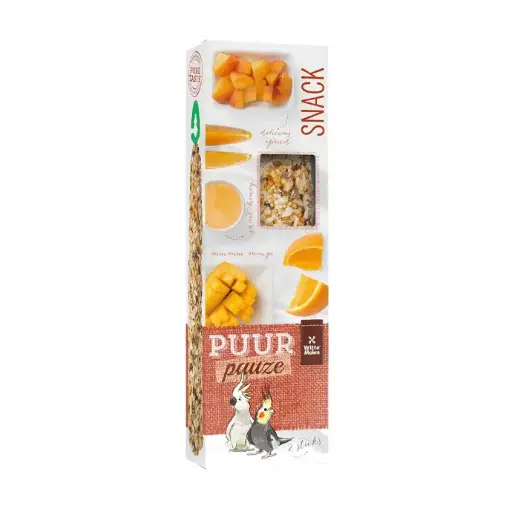 [LR654888] Witte Molen Puur Pauze Sticks with Apricot & Mango for Large Parakeet & Cockatoo  140g[Weight - 140g]