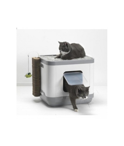 [MOD-C802-0026-00] Moderna Cat Concept With Cushion & Scratch - C802 (Grey)