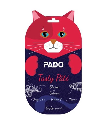 [PD050119] Pado Cat Wet Sachet 4x15g[Flavor - Salmon & Shrimp]