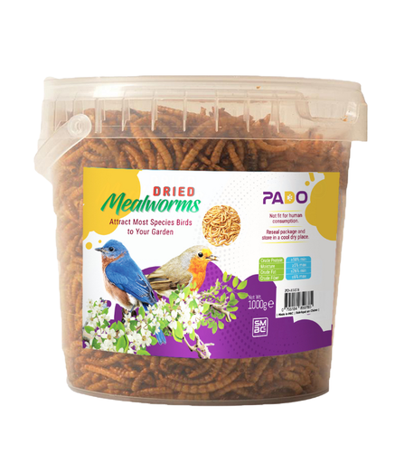 [PD-85078] Pado Dried Mealworms [Weight - 1000g]